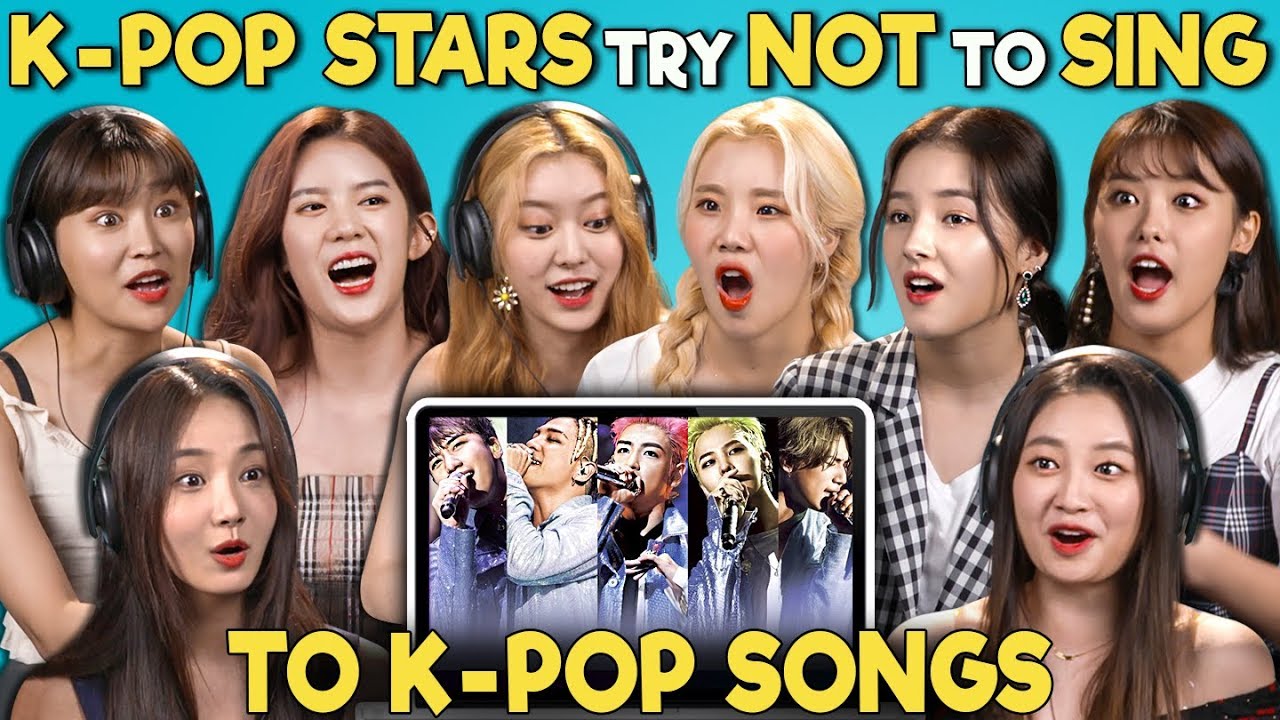 K-POP STARS REACT TO TRY NOT TO SING CHALLENGE (MOMOLAND  모모랜드)