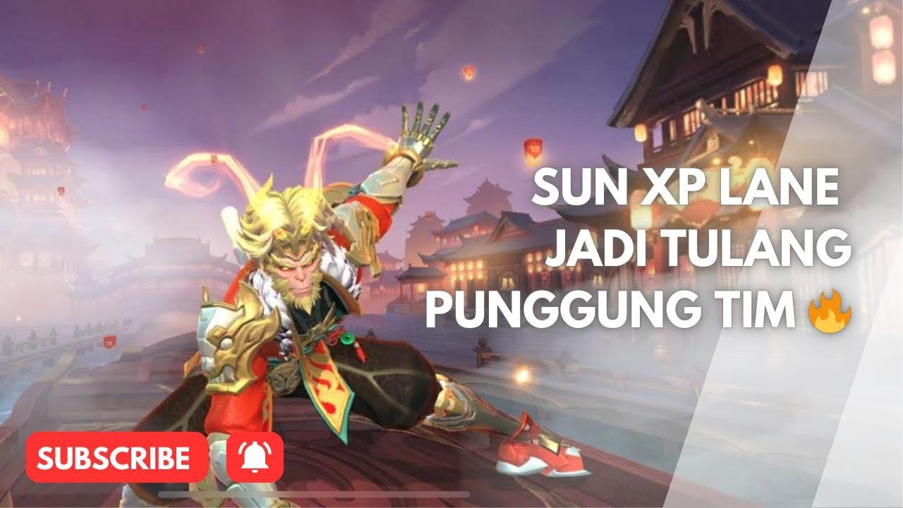 Sun XP Lane Full Macro, Tim Auto Ikut Menang #mobilelegends #mlbb #sunnewbuild 