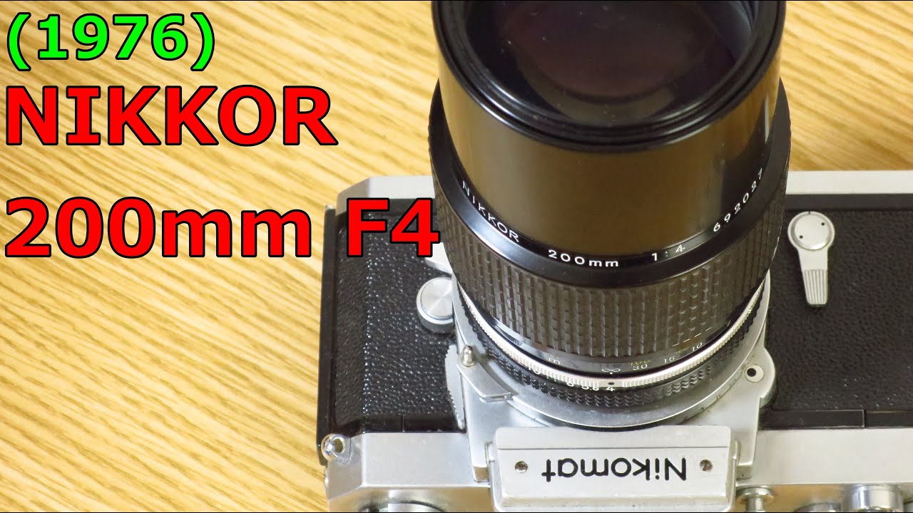 【NIKKOR】200mm 単焦点 F4 動作検証・作例 1976年のニューニッコール