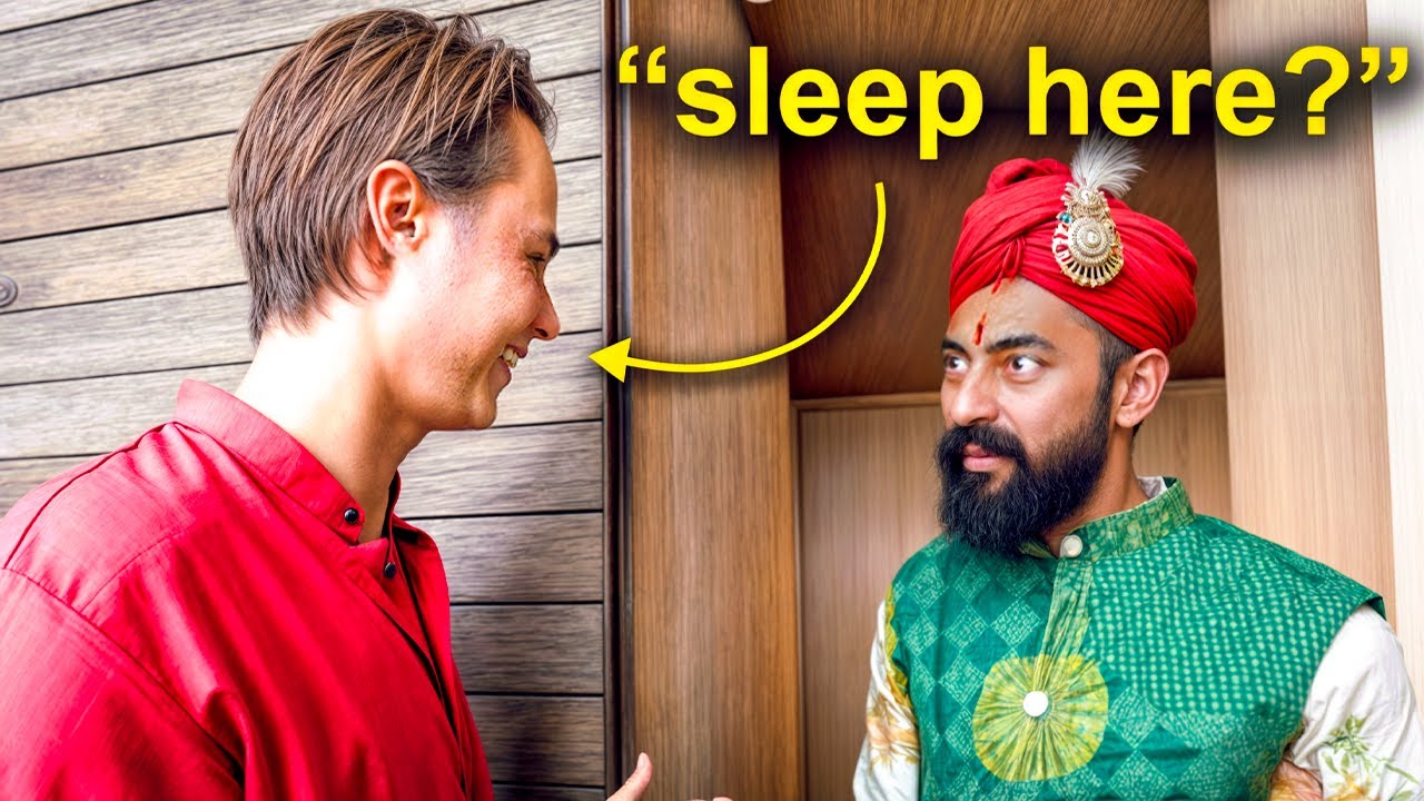 Asking Millionaires in India To Sleep in THEIR Home