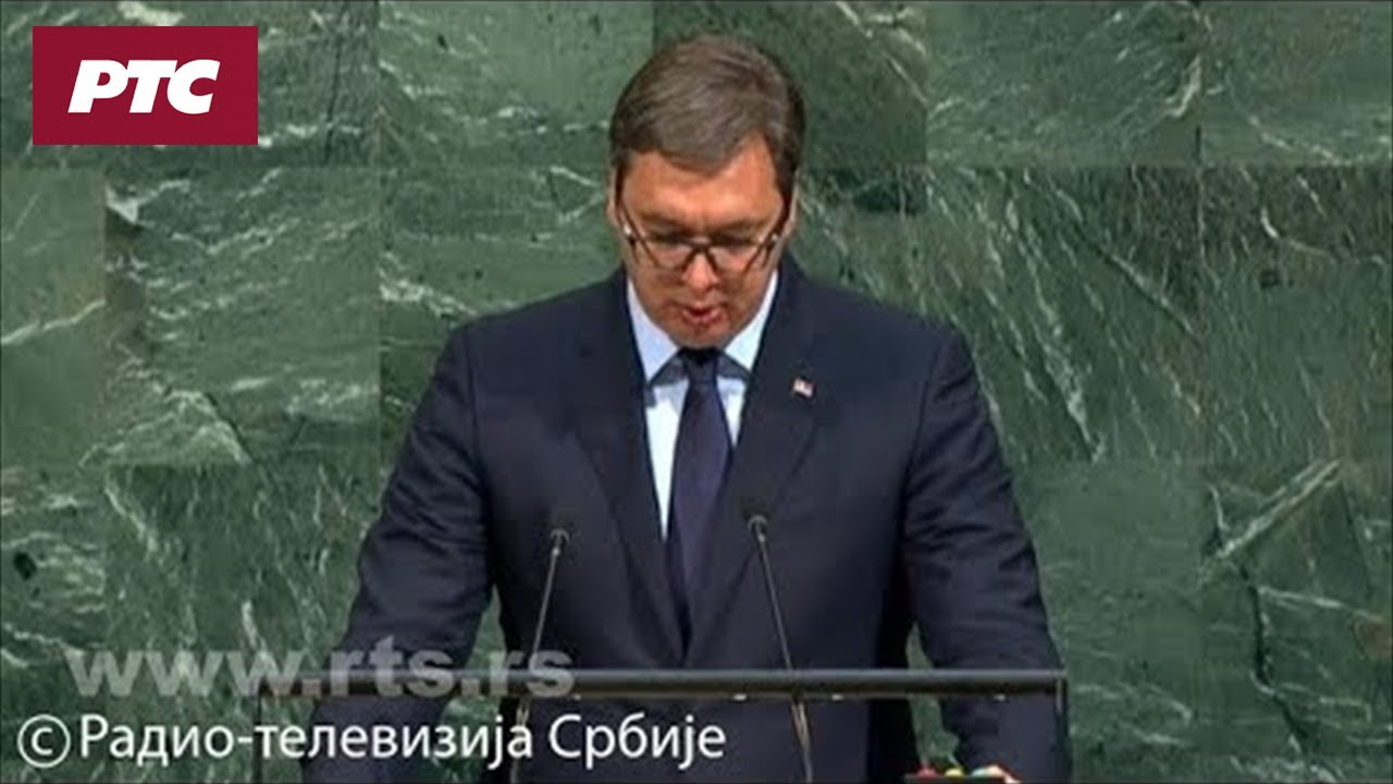 Govor predsednika Vučića pred Generalnom skupštinom UN
