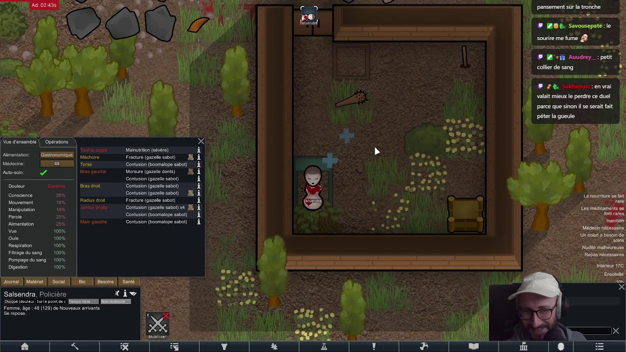 Rimworld : 500% No Pause Random !