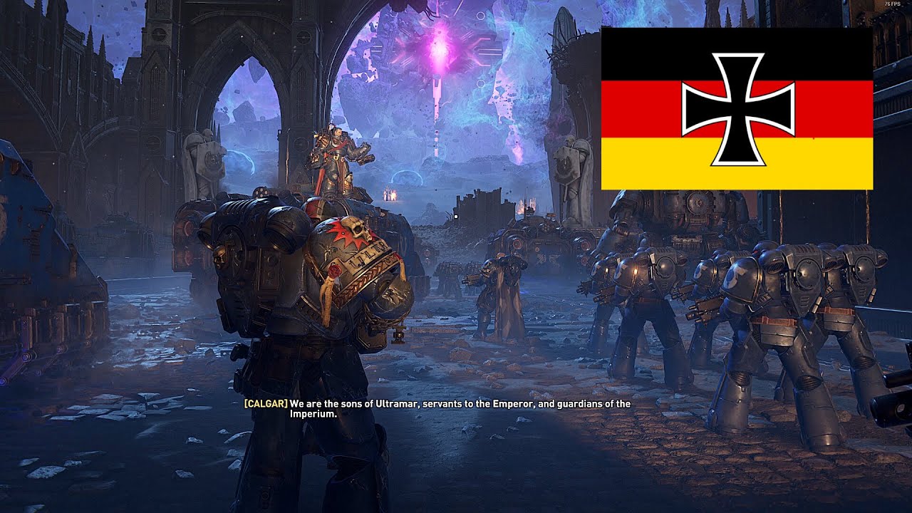Playing Space Marine 2 in German completely changed the game...