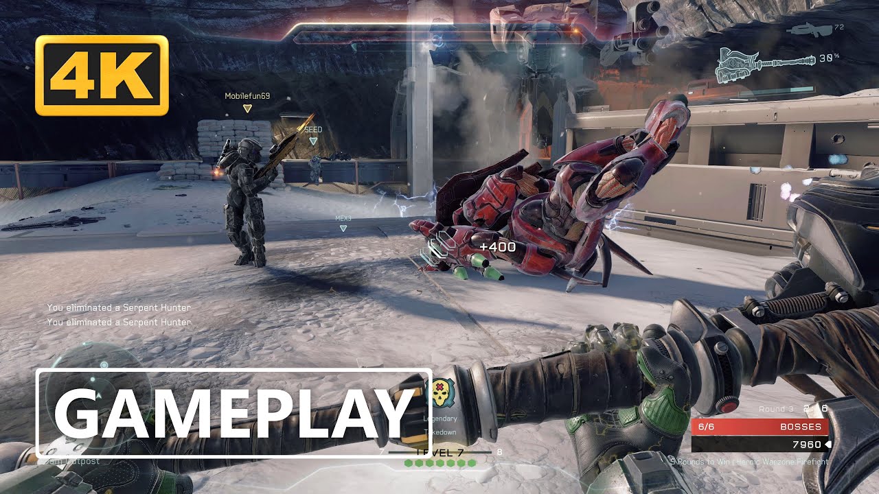 Halo 5 Firefight Xbox Series X Gameplay 4K