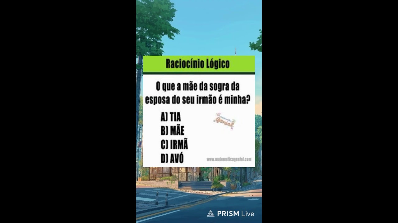 Raciocínio Lógico, Live...