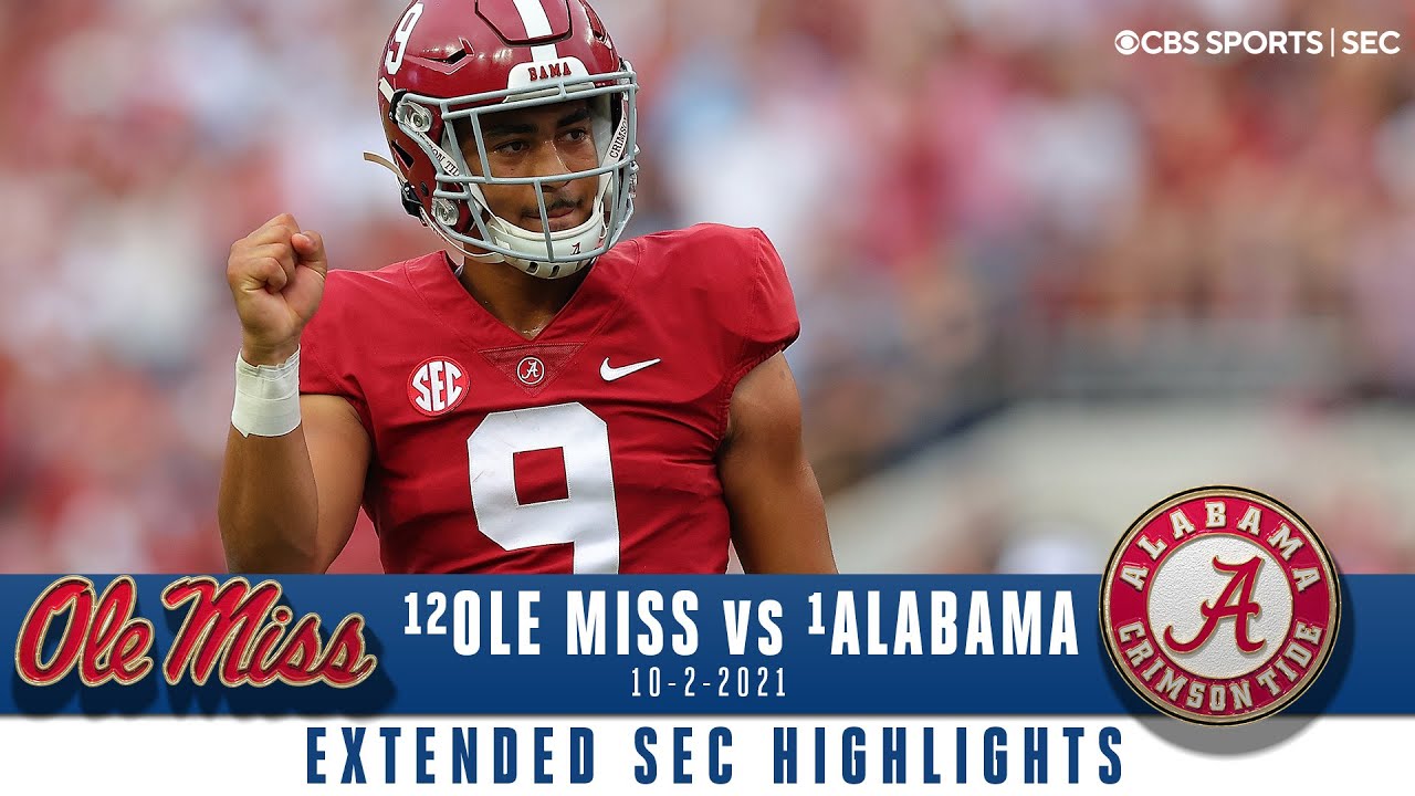 #1 Alabama vs #12 Ole Miss: Extended Highlights | CBS Sports HQ