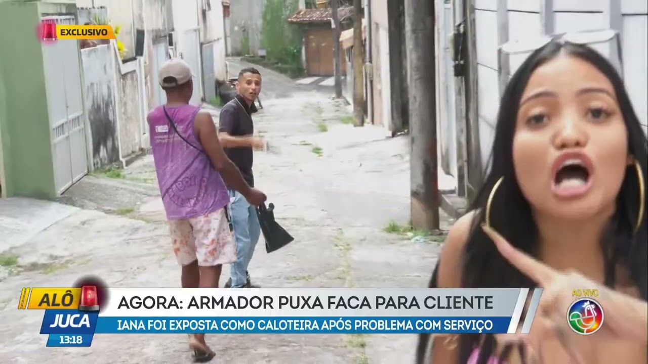 Agora: Armador puxa faca para cliente | ALÔ JUCA | TV ARATU