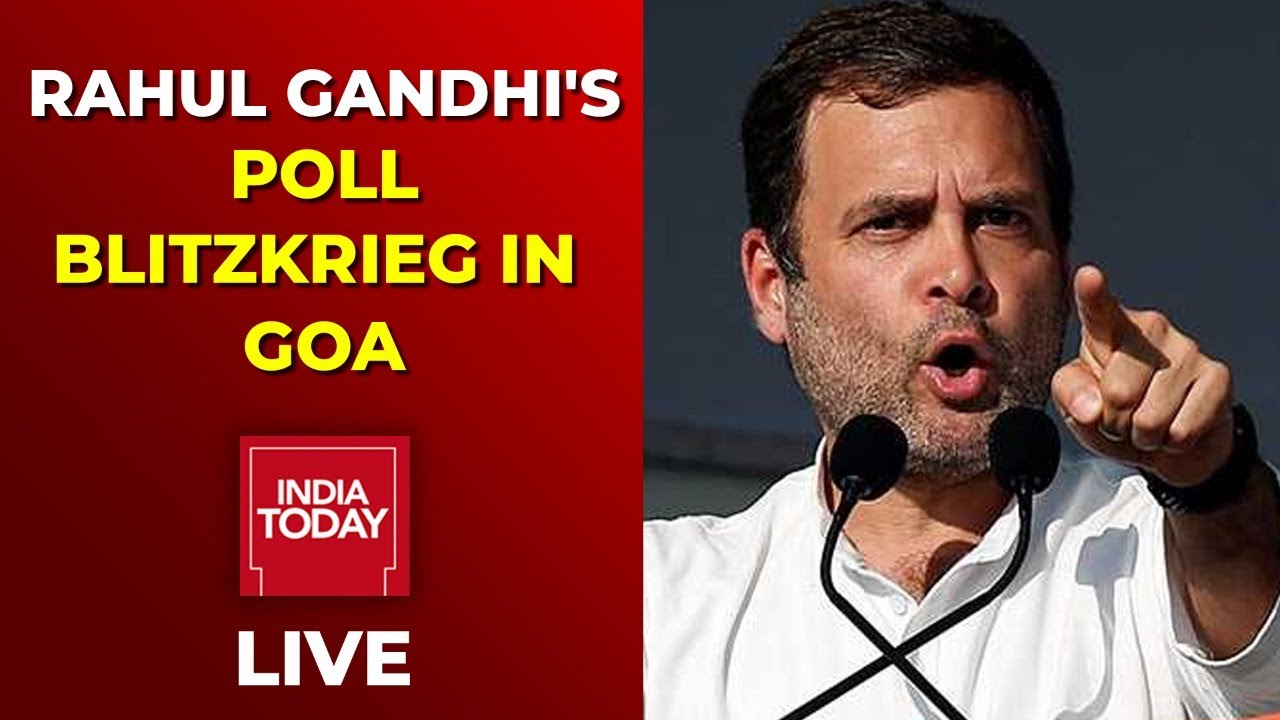 Rahul Gandhi Addresses Rally in Goa | Goa Election 2022 | India Today