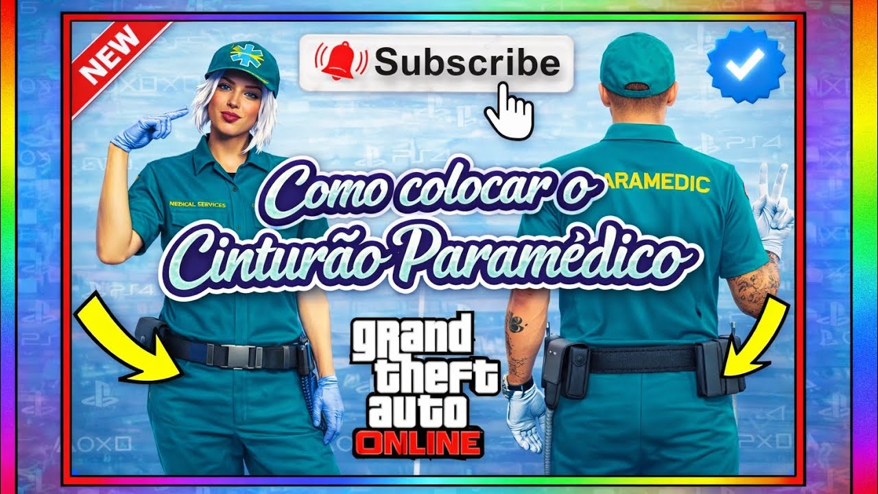 New GTA ONLINE: COMO PEGAR CINTURÃO DO PARAMÉDICO 🔥🚑