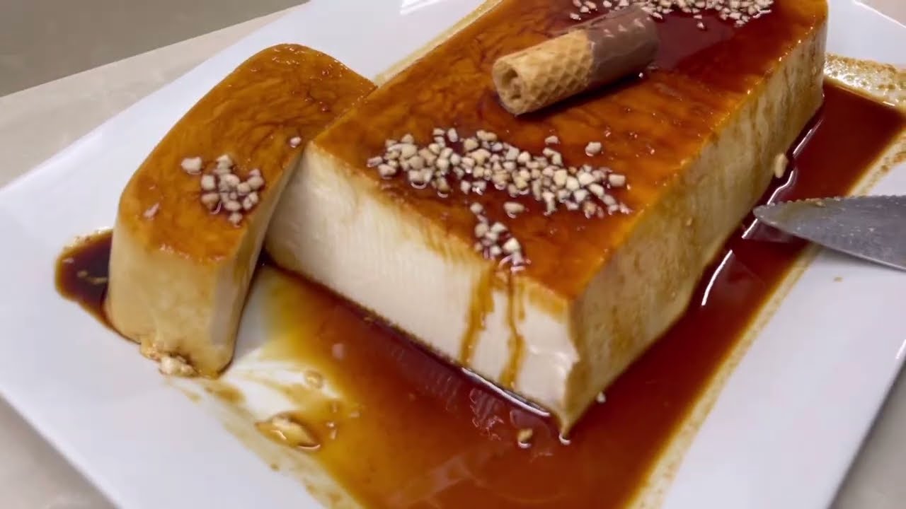 FLAN DE CUAJADA Y QUESO SIN HORNO