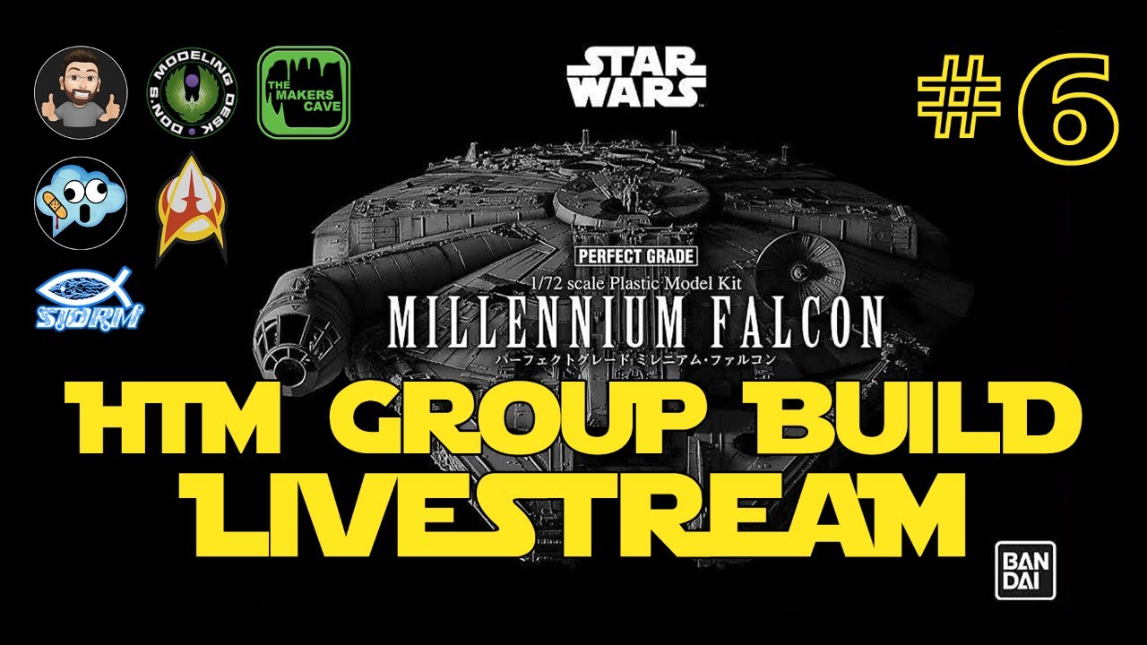 HTM Group Build Livestream - Bandai Perfect Grade Millennium Falcon #6