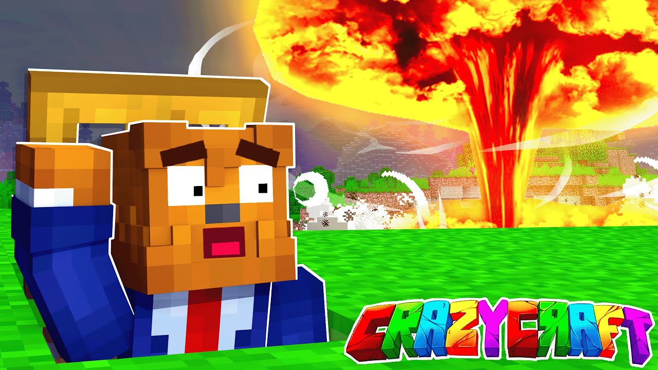 Создание ядерной бомбы в Minecraft Crazy Craft