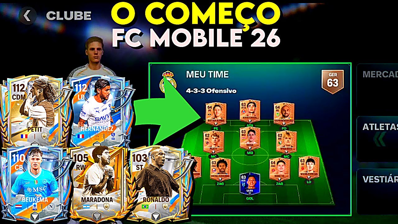 Como come&ccedil;ar mitando no fc mobile 26 (Manual do iniciante)