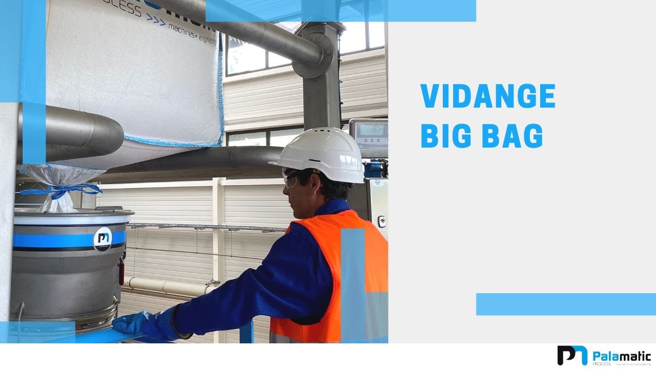 Vidange big bag - Vide big bag - EasyFlow® EF1 - Tube télescopique | Palamatic Process