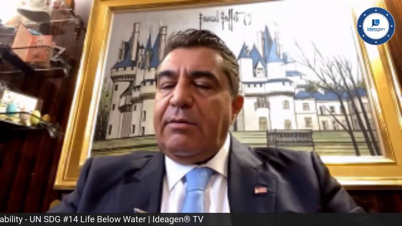 Amb Paolo Zampolli UN SDG #14, Life Below Water.