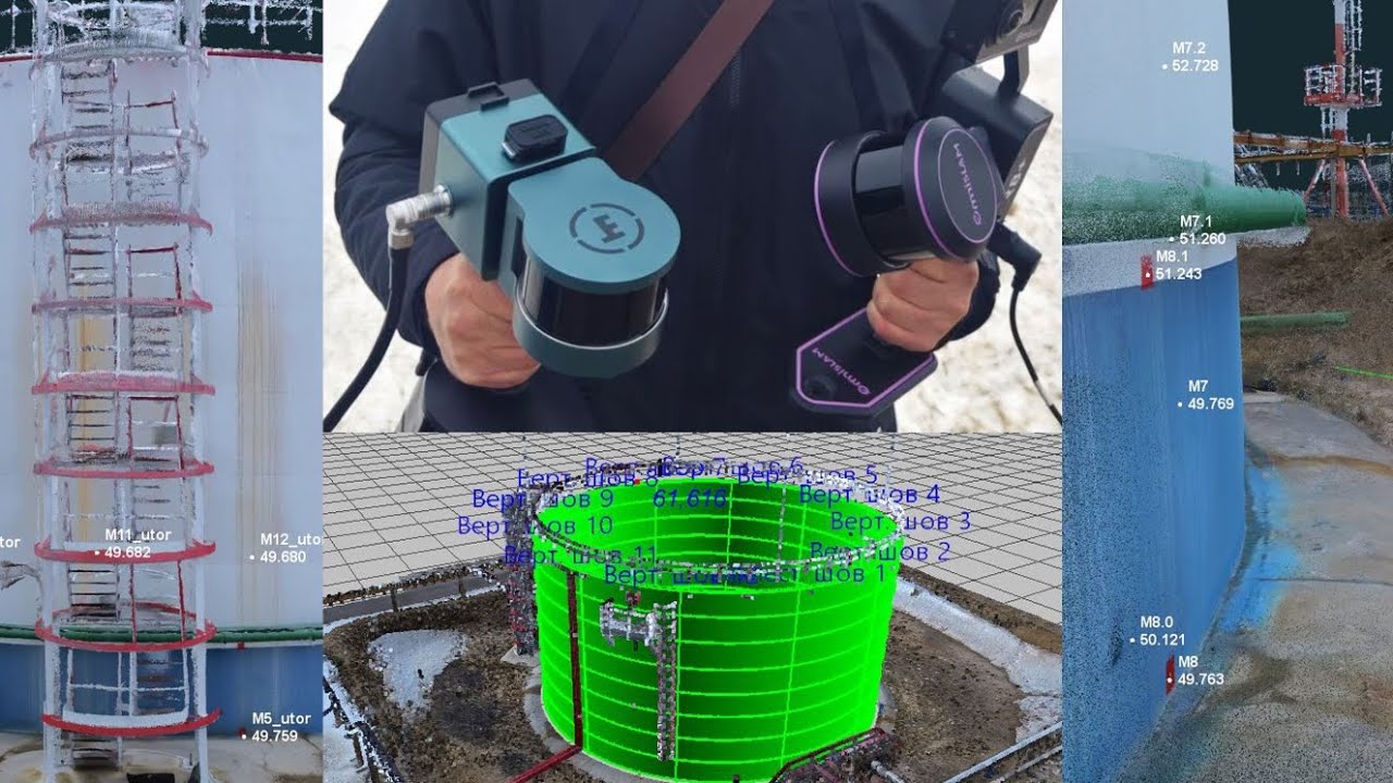Сканеры OmniSLAM R8+ и EFT SL1. Модуль РВС в Кредо 3D Скан.