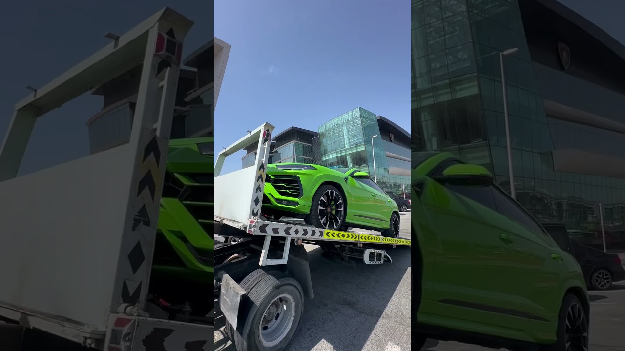 Car towing and recovery service Dubai #cartowing #recovery #dubai #services #lamborghini