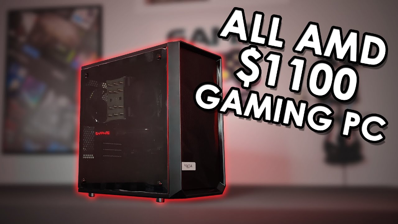 Building an ALL AMD Gaming PC for $1,100!