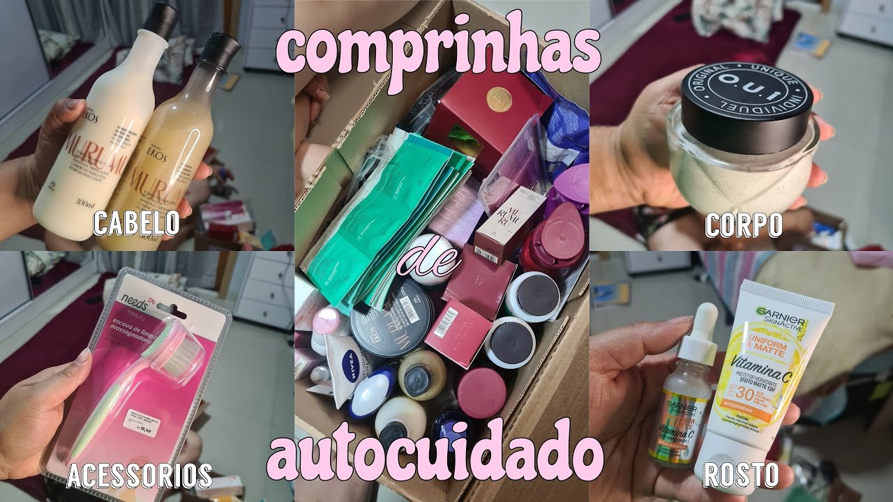 MEGA COMPRINHAS DE AUTOCUIDADO (NATURA, OUI, NIVEA E FARMACIA)