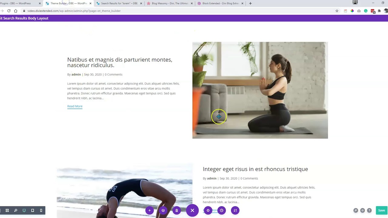 Divi Blog Extras Search Result Page (Beginners Guide 4)