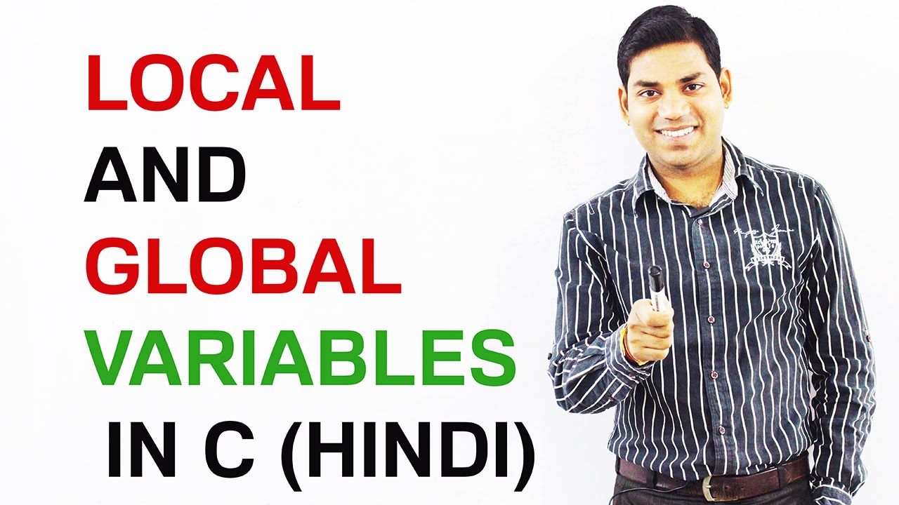 Local and Global variables in C (HINDI)