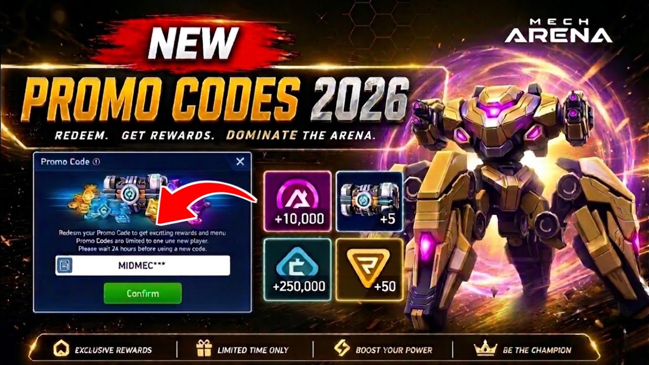 ⚠️ FINALLY ⚠️ MECH ARENA NEW PROMO CODES JULY 2026 🔥😍 FREE A_COINS & SPECIAL REWARDS FOR EVERYONE ✅