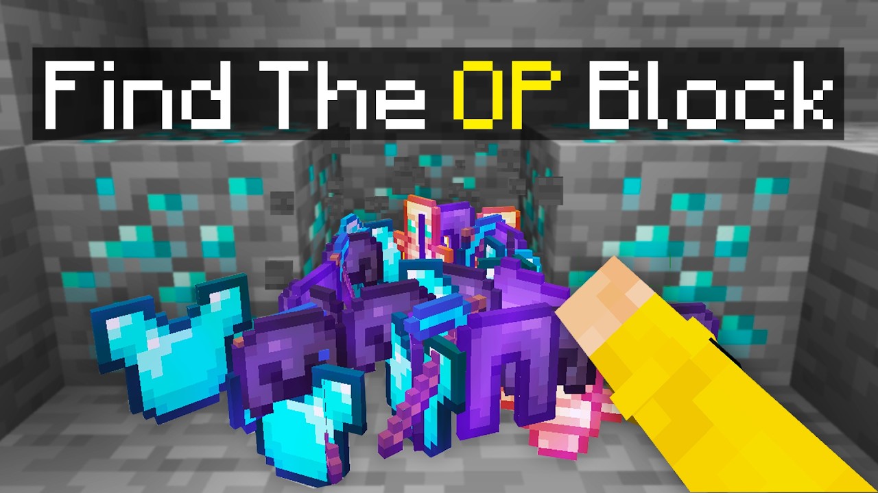 Minecraft, But One Block Is Secretly OP..