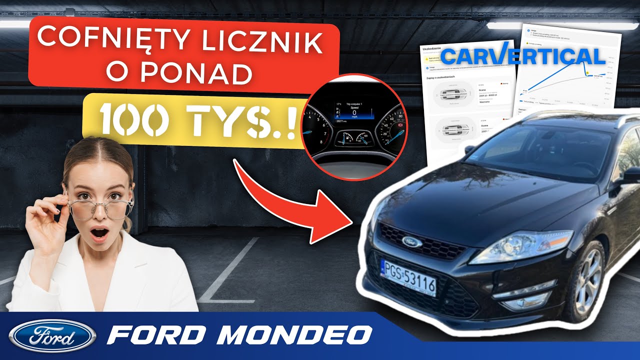 MONDEO MK4 - 7 RAZY ROZBITE + PRZEBIEG 100 TYS W D&Oacute;Ł!!!