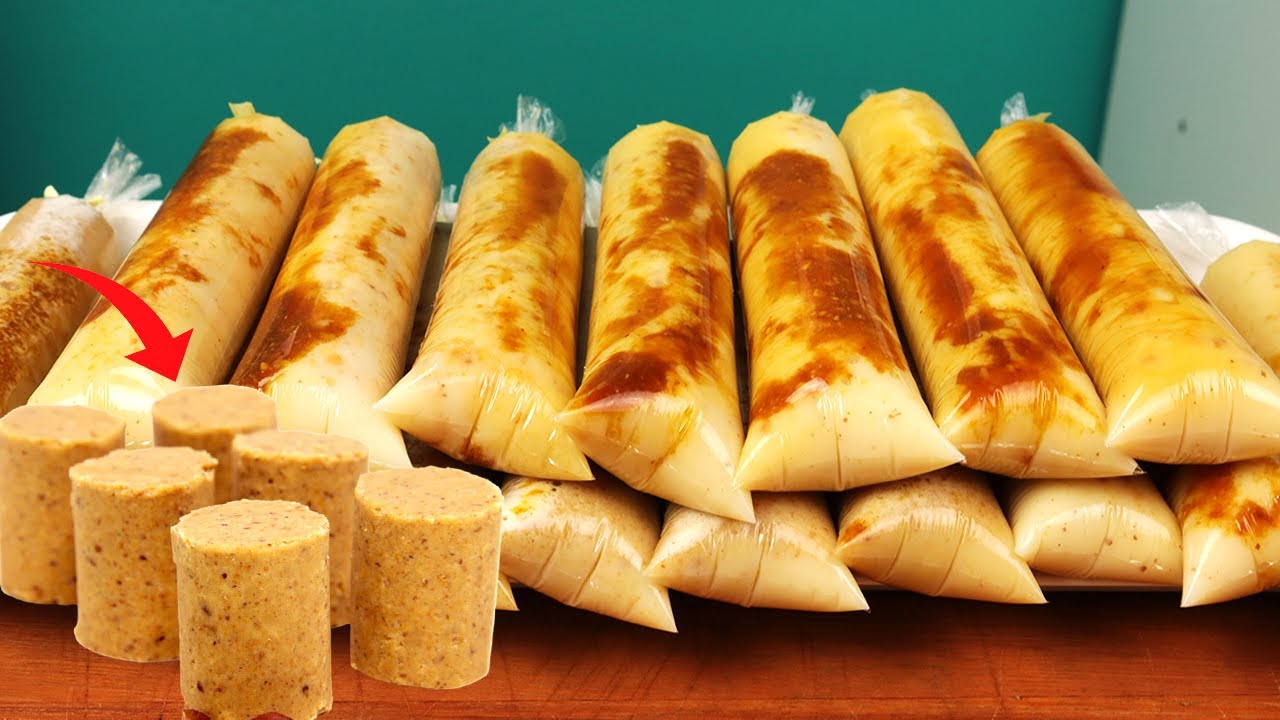 FEITO ASSIM VOCÊ NUNCA VIU!! GELADINHO GOURMET DE PAÇOCA CREMOSO E GOSTOSO DEMAIS!