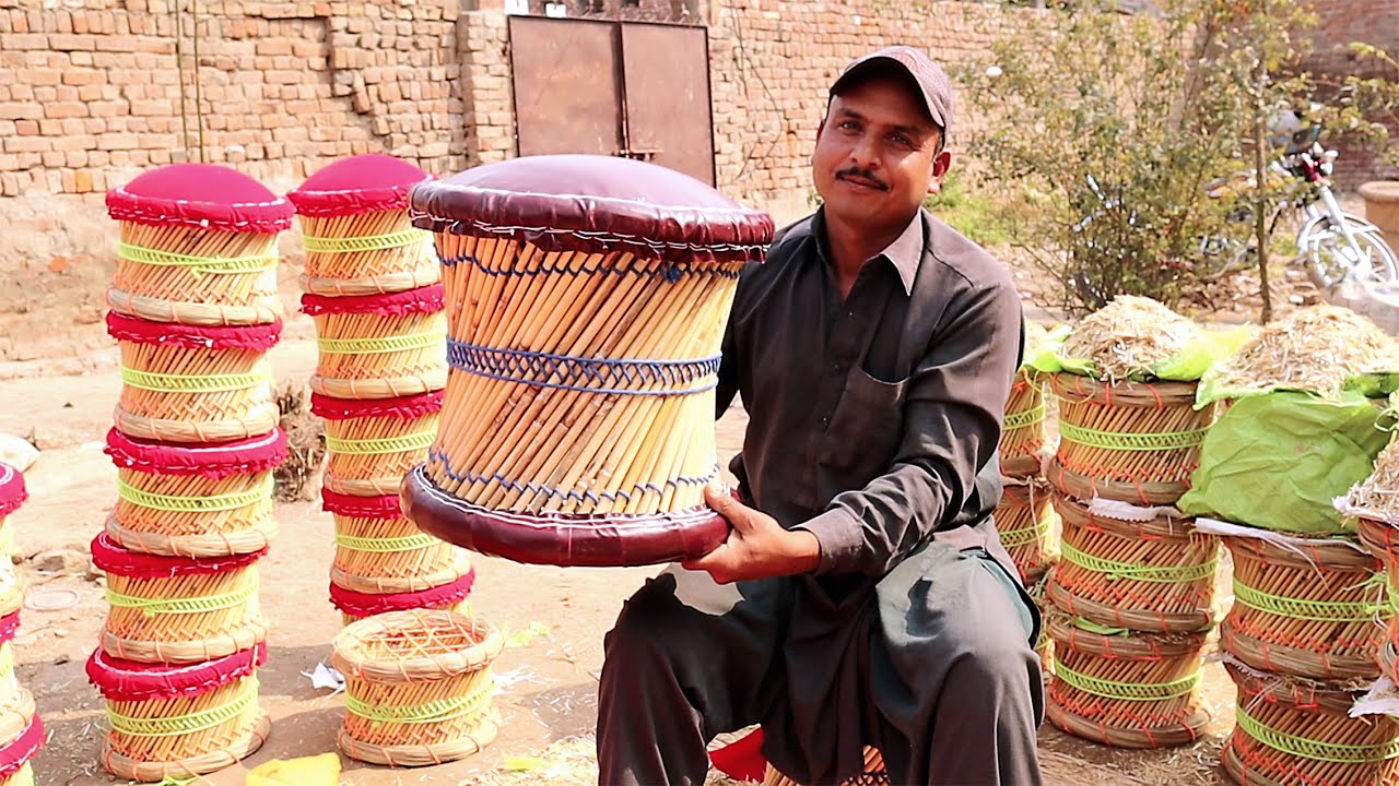 How To Make An Extremely Beautiful and Sturdy Bamboo Stool, Bamboo Handicrafts