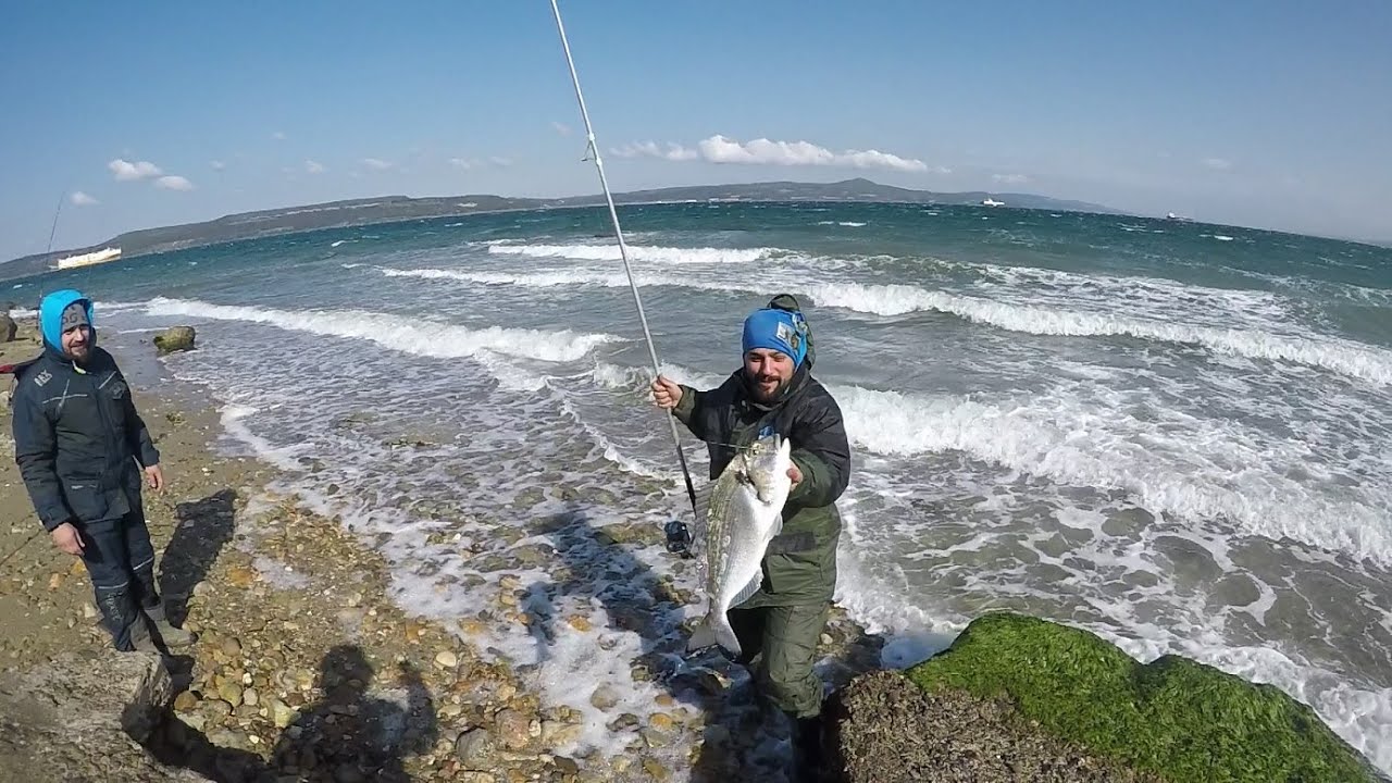 Surfcasting Turkey Surf Casting Surf Fishing çanakkale cupra avları 2 kilogram 28.02.2021