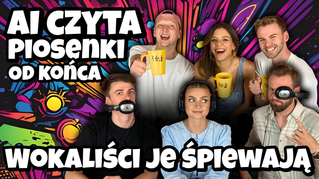 AI czyta piosenki od końca, a Wokaliści je śpiewają 🤓 | Dzikie Ucho