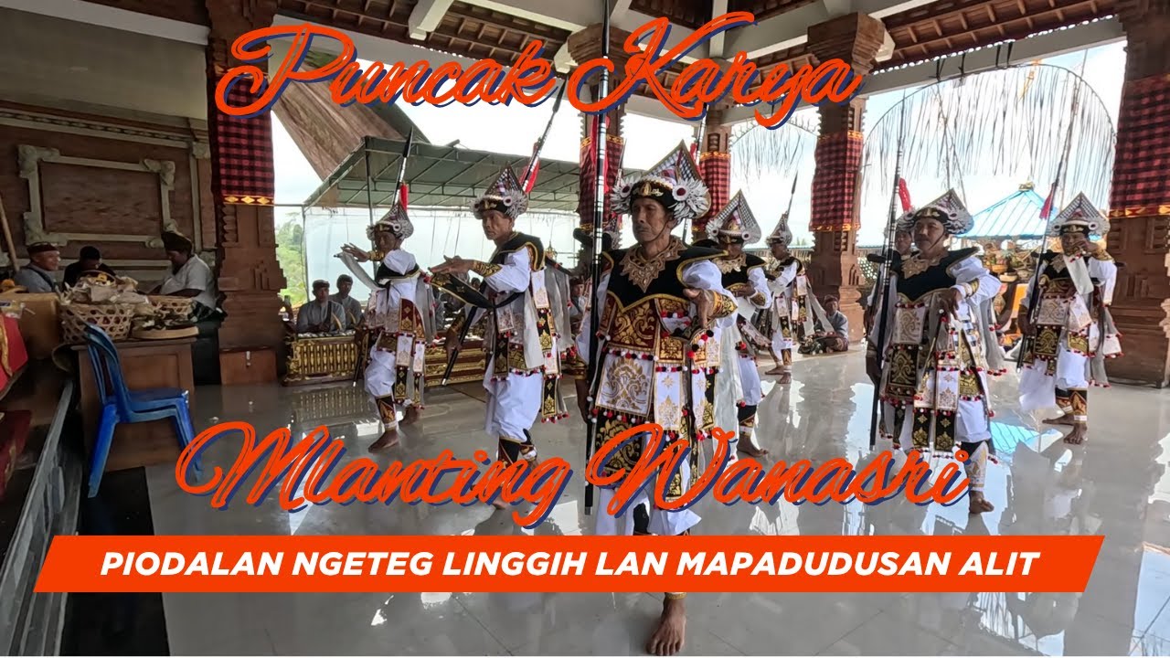 PUNCAK KARYA NGENTEG LINGGIH DI PURA MELANTING BANJAR WANASARI, DESA SULANGAI