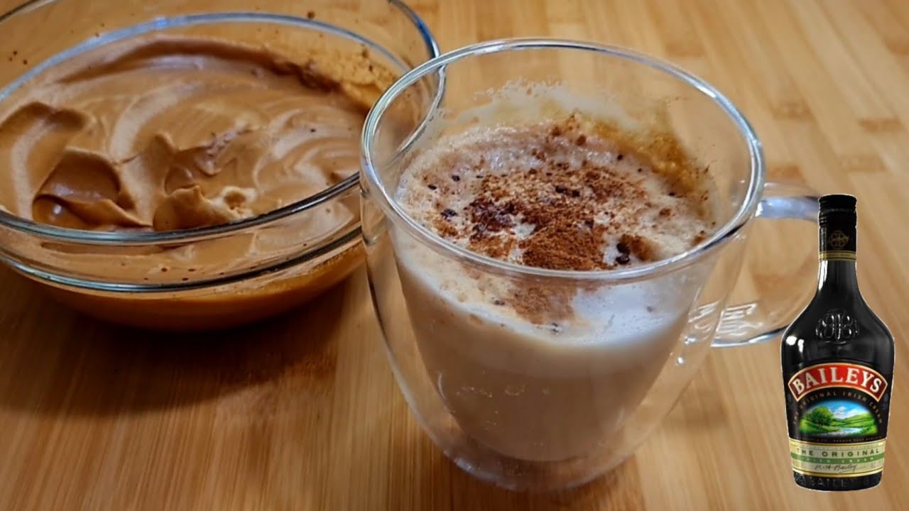 CAFE CREMOSO con BAILEYS Frio o Caliente en Minutos ‼️..
