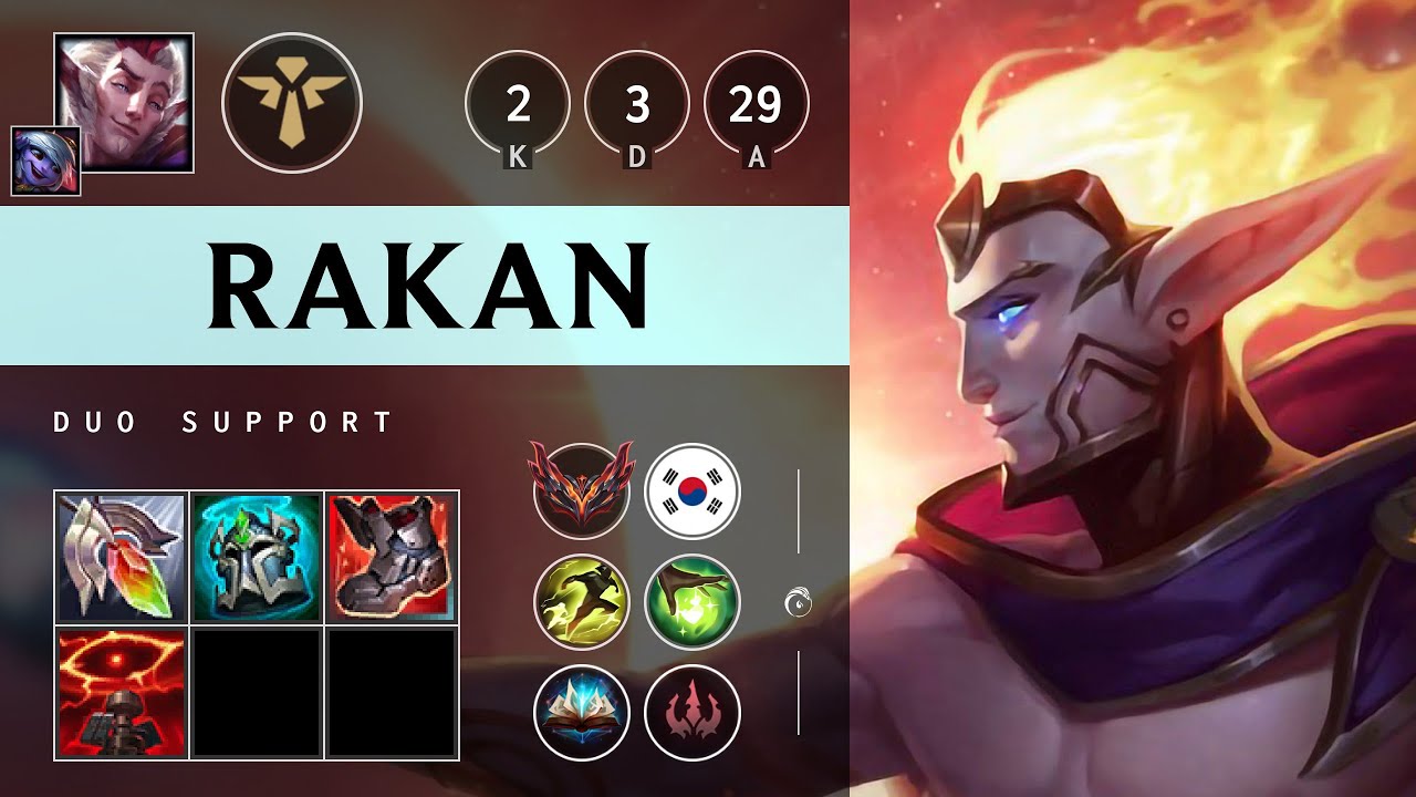 Rakan Support vs Blitzcrank - KR Grandmaster Patch 25.17