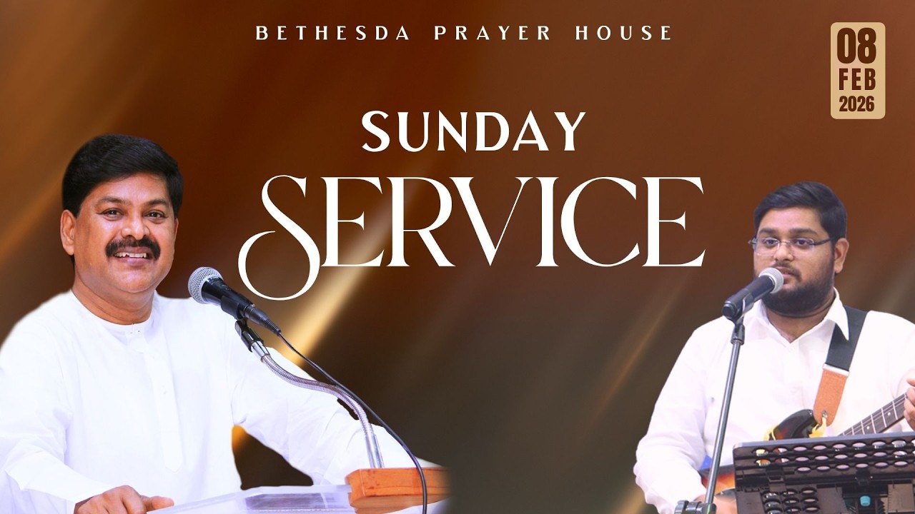 LIVE | Sunday Service | Pas. D. Benny Lawrence | 08 FEB 2026 #sundayservice