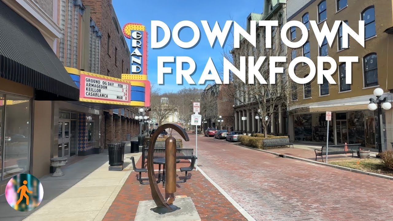 Walking in Downtown Frankfort, Kentucky!