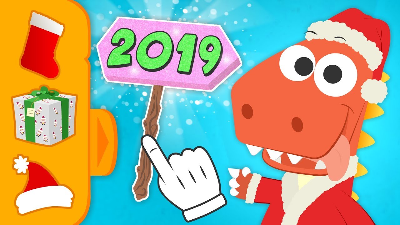 Aprende con EDDIE el dinosaurio a celebrar el año nuevo 🕺🎉 Eddie Feliz año nuevo 2019