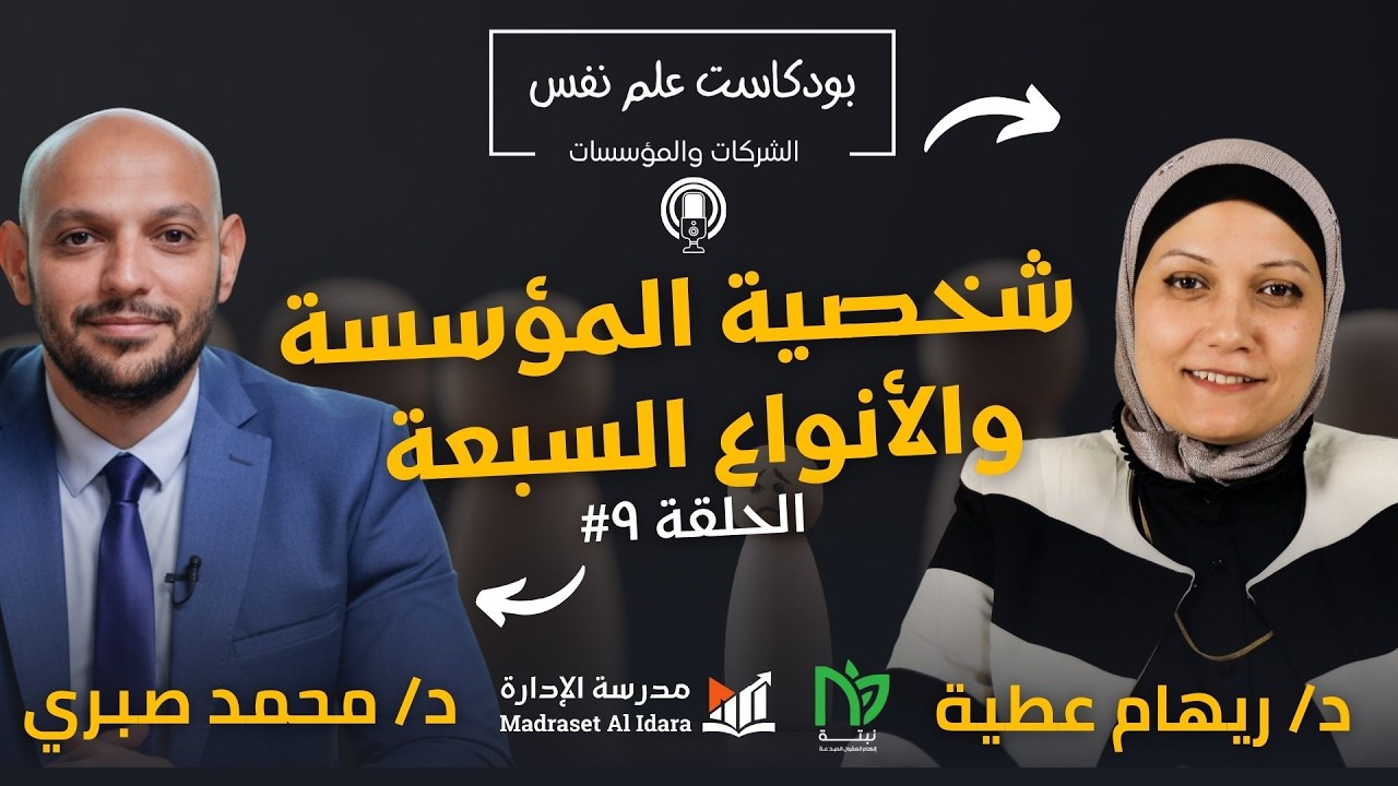 ما هي شخصية شركتك / مؤسستك؟| بودكاست علم نفس الشركات والمؤسسات| د.ريهام عطية و د.محمد صبري