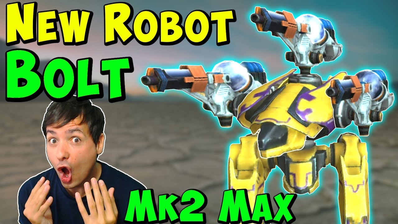 Новый робот с рывком BOLT Mk2 c SPARK и BLAZE: геймплей War Robots WR