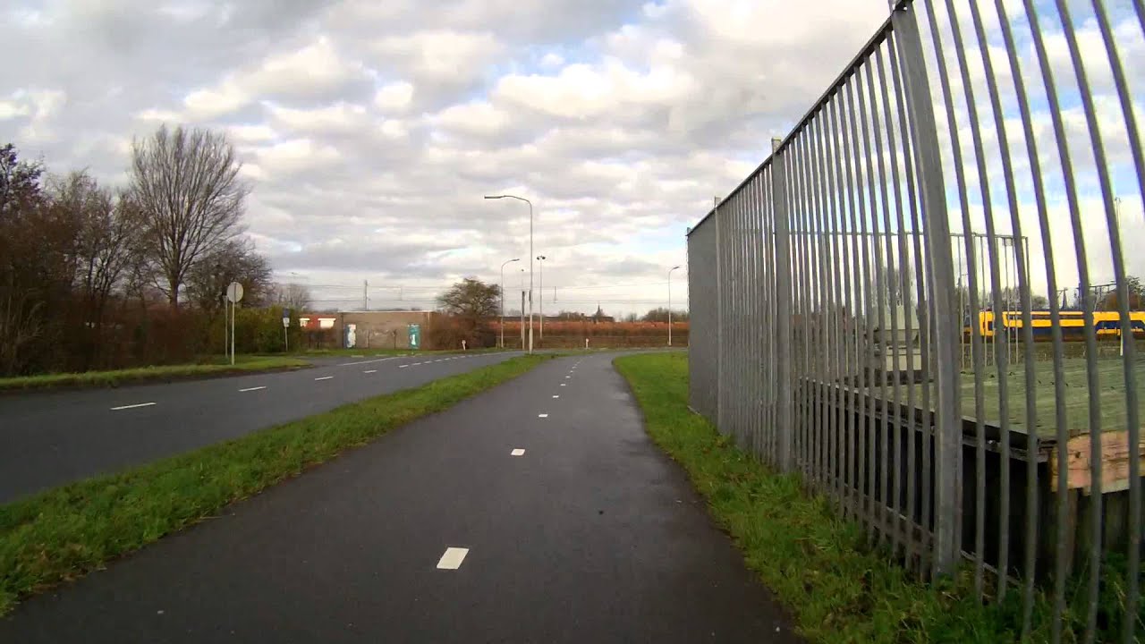 Fietsen van Lelystad naar Enkhuizen.
