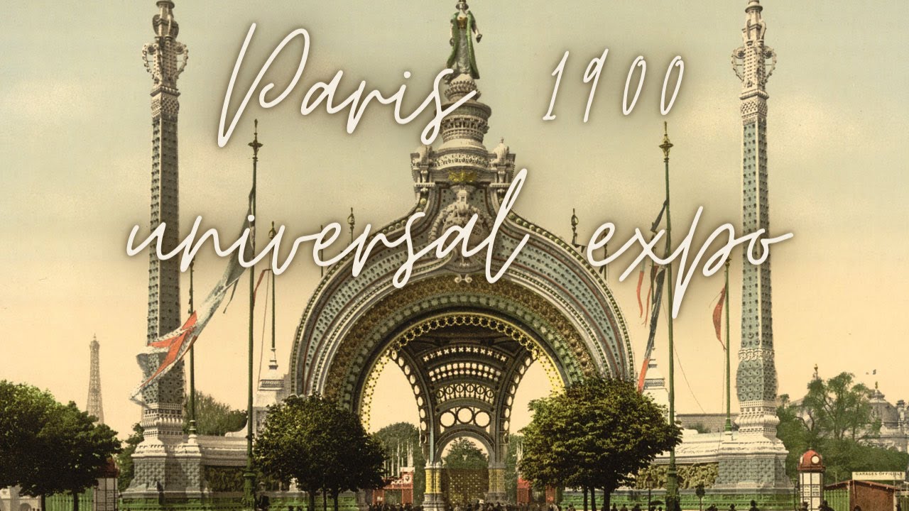 Spectacular Paris during the Expo of 1900 in color