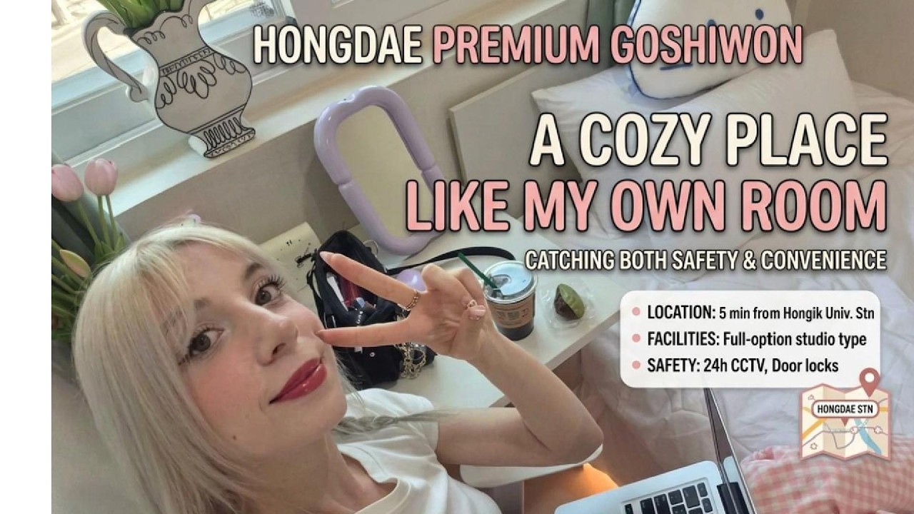 My New Home in Seoul: Hongdae Premium Goshiwon