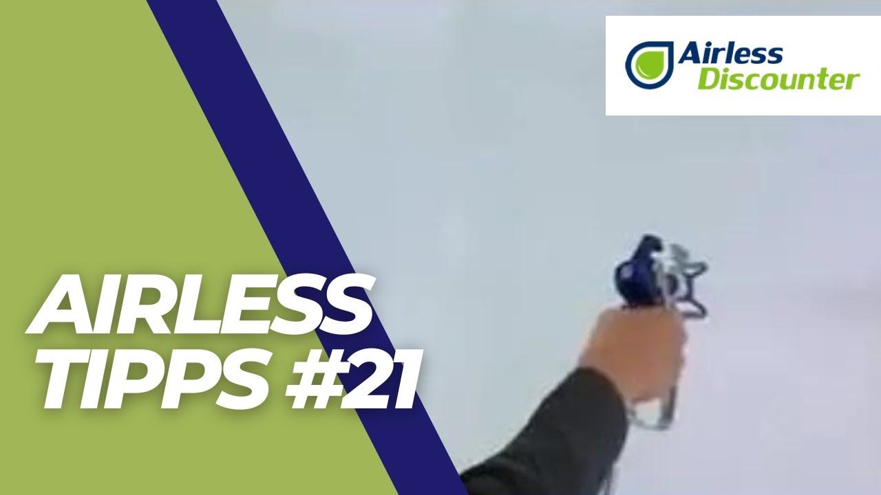 Airless Tipps #21 - schneller Airless Spritzen mit Weitwinkeldüse