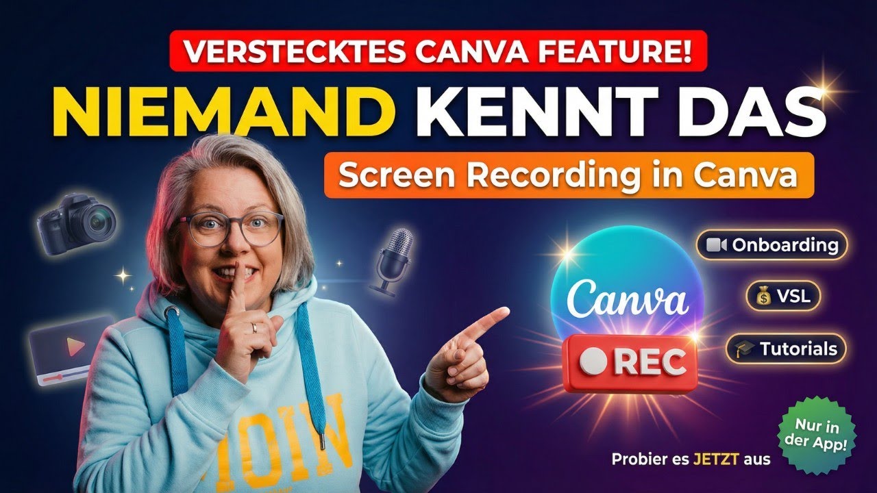 Screen Recording mit Canva &ndash; So einfach war es noch nie!