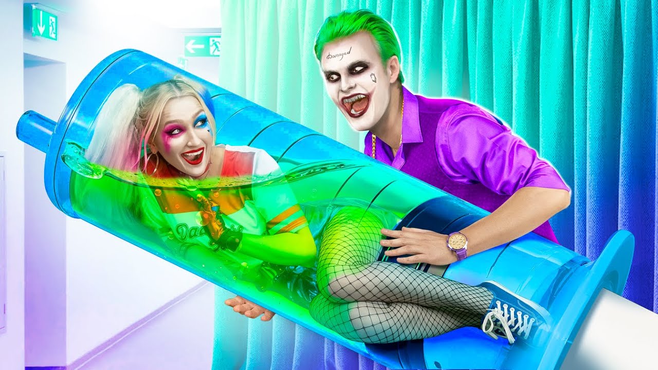 Harley Quinn Hospital For Superheroes! / From Nerd To Beauty Bride Harley Quinn