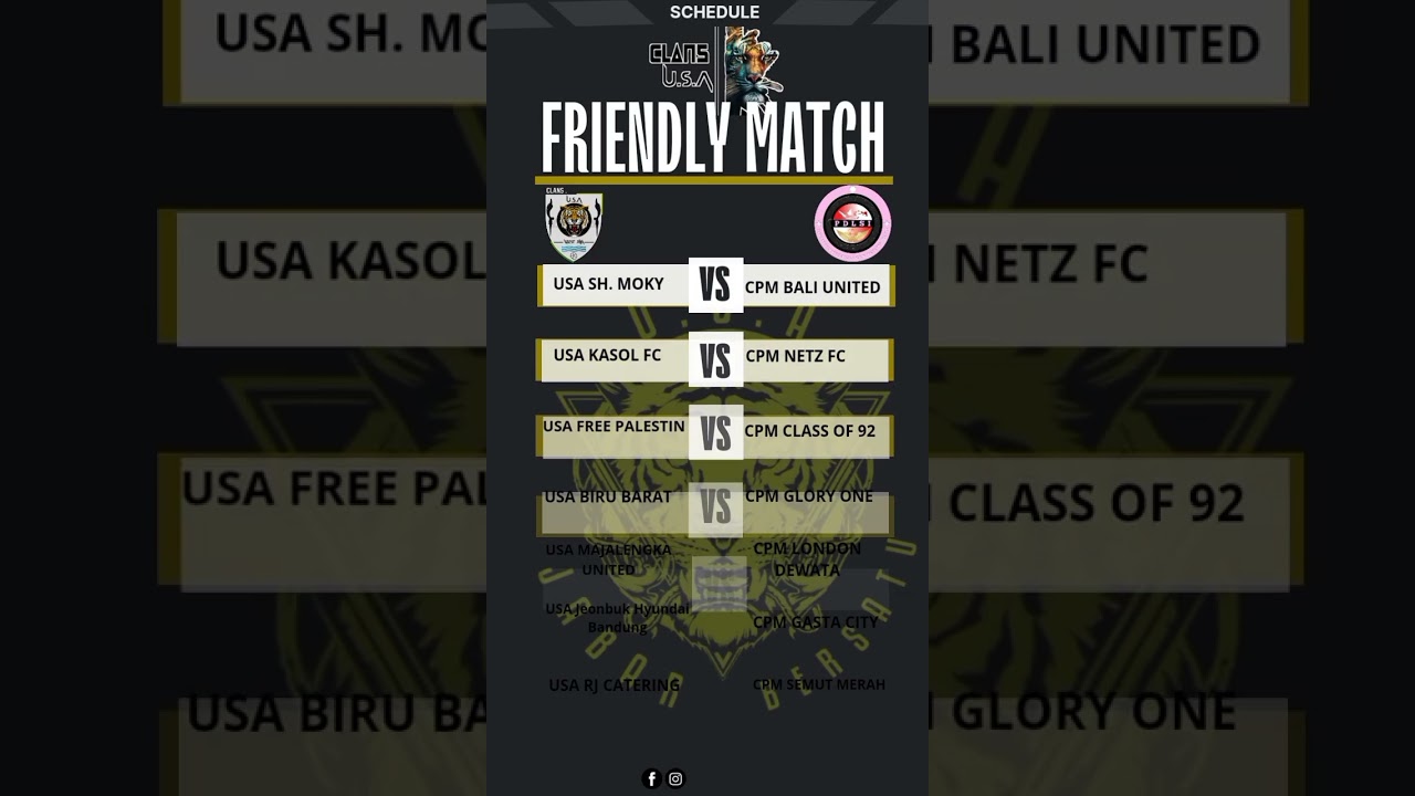 Laga Persahabatan  Game Dls CLANS U.S.A Vs CPM PDLSI