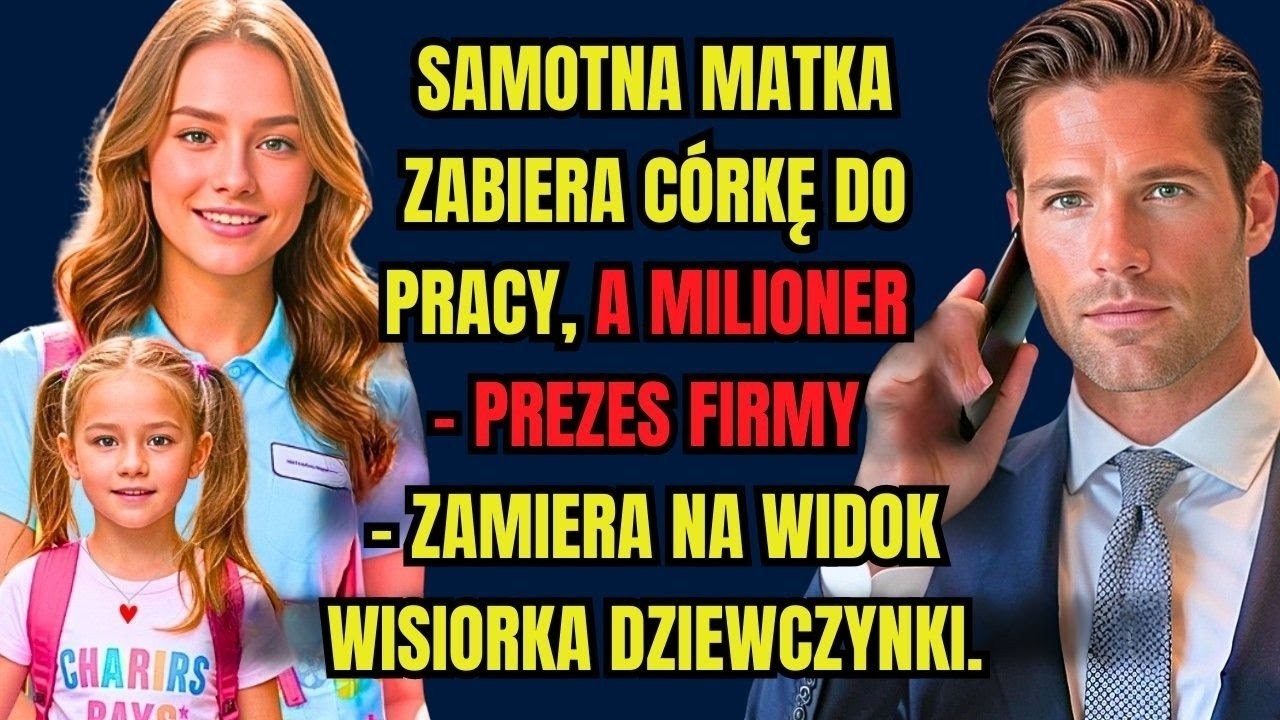 Samotna matka zabiera córkę do pracy, a MILIONER – prezes firmy – zamiera na widok stóp dziewczynki