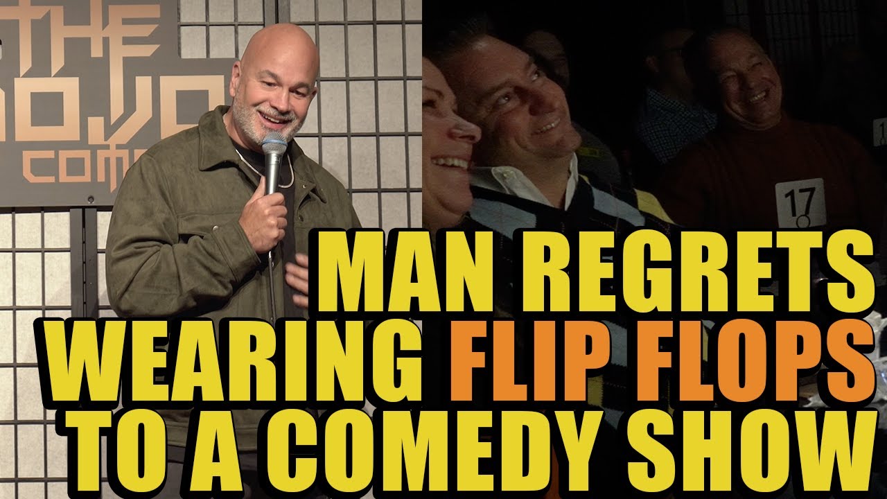Man Regrets Wearing Flip Flops at Comedy Show During The Winter | #RobertKelly #BobbyKelly #Standup