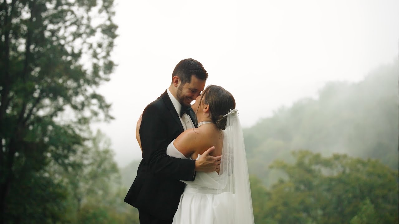Emotional, Fun, Rainy, Wedding on Super 8 Film // Claire + Hunter